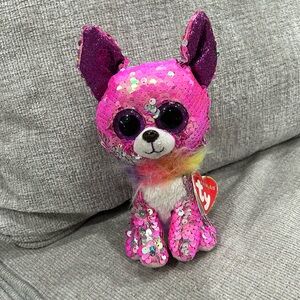 5/$15 NWT TY Flippables Charmed Dog Chihuahua
